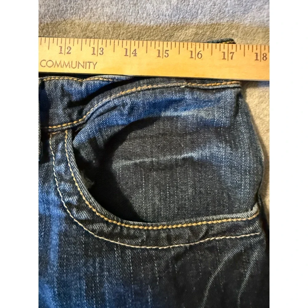 Bulwark FR Flame Resistant Mens Jeans 34x34 Dark Wash Straight Leg PSJ2SD2 Blue